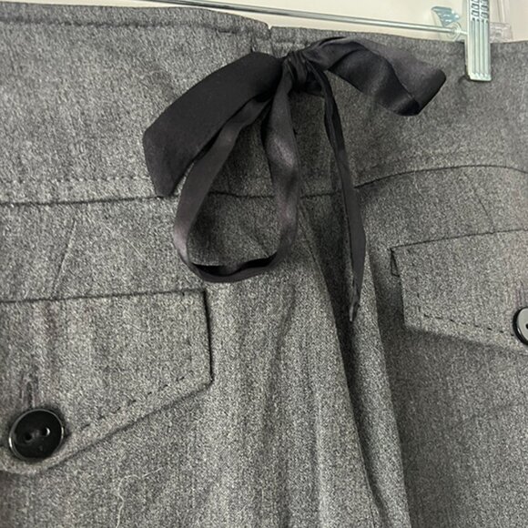 Anthropologie Taikonhu Gray Wide-Leg Sailor Pants - Size 8 - Picture 4 of 7